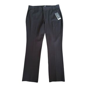 NYDJ Sculpt Her Classic Black Straight Leg Trousers Pants Size 16W Stretch